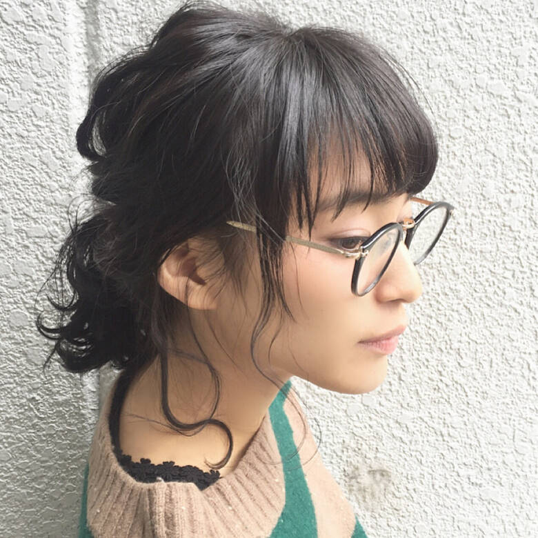 ミディアム 簡単ヘアアレンジ ヘアアレンジ 黒髪 Iena 落合 健二 Hair ミディアム 簡単ヘアアレンジ ヘアアレンジ 黒髪 Iena 落合 健二 Hair