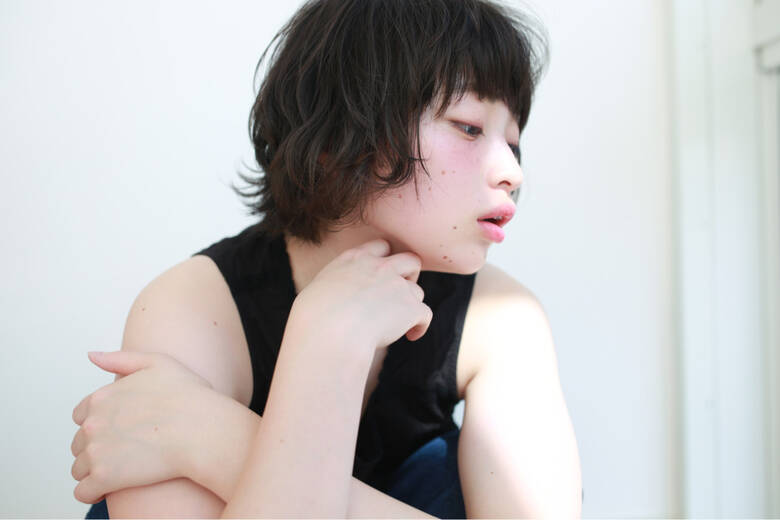マッシュ ラフ ショートボブ 黒髪 Thoiry Mao Hair