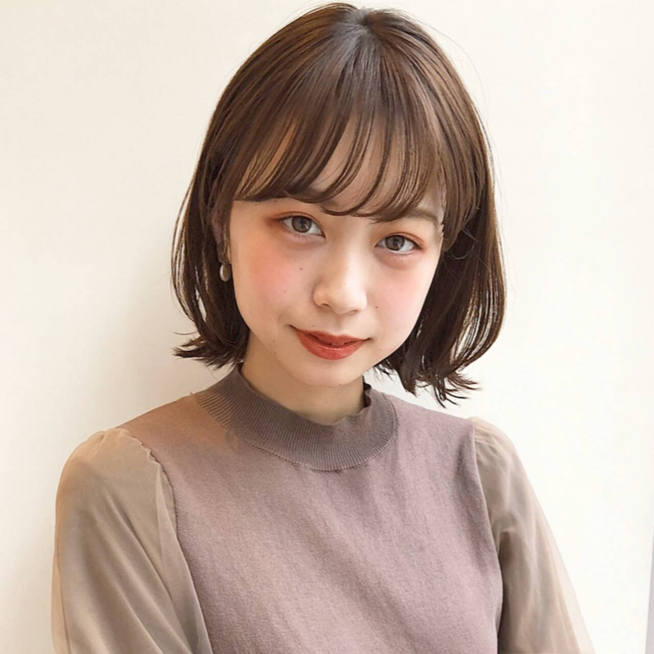 髪型 ボブ 鎖骨