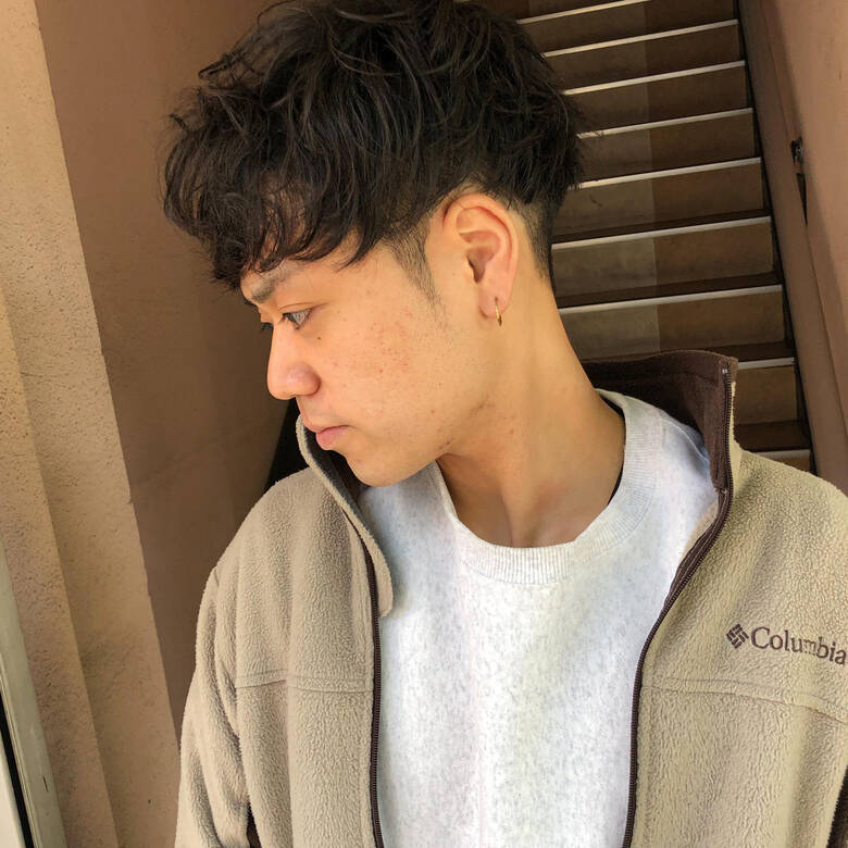 マッシュ ショート メンズ ナチュラル Ichi From Plus Un 佐藤 翔一 5812 Hair