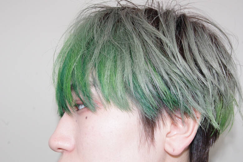 インナーカラー ストリート ショートヘア インナーグリーン Rosso 高橋 亮 Hair