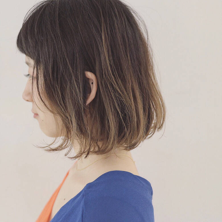 ボブ アウトドア 女子会 外国人風 Freelance Miyoshi Hair