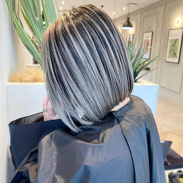 外国人風カラー ボブ 切りっぱなしボブ バレイヤージュ After アンドウ ユウ バレイヤージュ ハイライト Hair 外国人風カラー ボブ 切りっぱなしボブ バレイヤージュ After アンドウ ユウ バレイヤージュ ハイライト Hair
