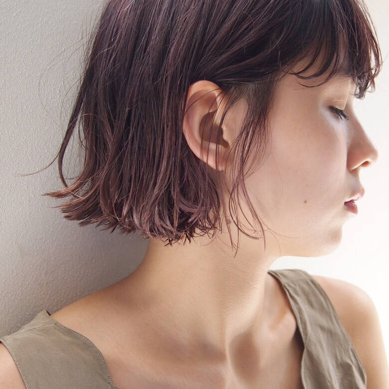 暗髪 ストリート 大人女子 ボブ Nanuk二子玉川 Ueki Nanuk Hair