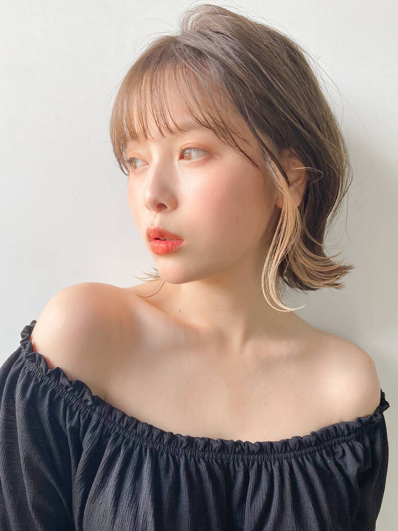 レイヤーカット 大人女子 ショートボブ ヘアアレンジ Dyplus表参道 Dyplus表参道 高野 烈 Hair