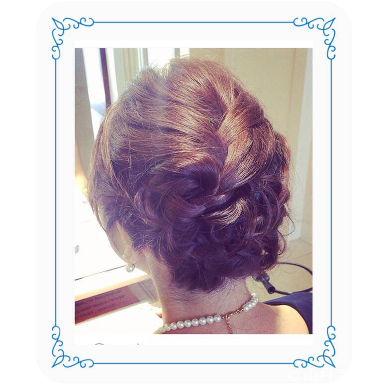 デート フェミニン 編み込み ヘアアレンジ ユーフォリア渋谷グランデ 山村 実和子 Euphoria銀座グランデ Hair