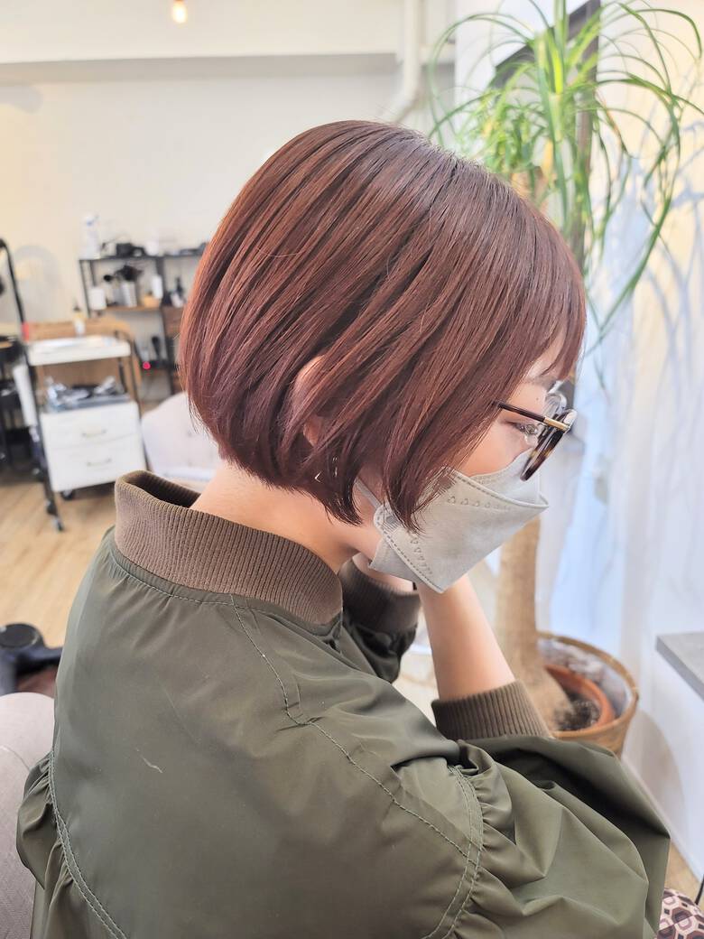 ナチュラル 代 ミニボブ ショート Avant Naoko Miura 大阪 心斎橋 Avant Hair