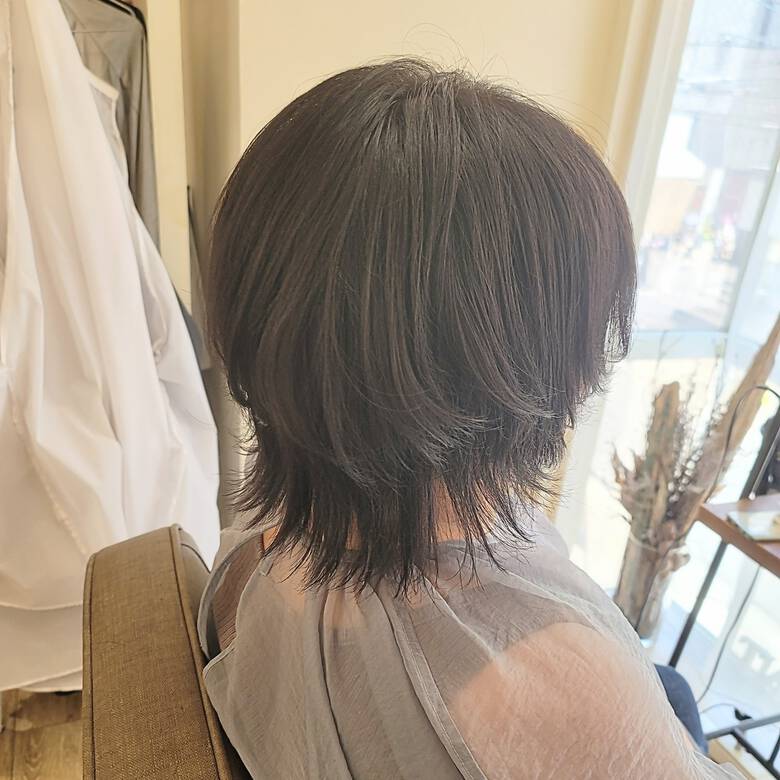 ナチュラル ミディアム ウルフレイヤー 代 Avant Naoko Miura 大阪 心斎橋 Avant 6486 Hair