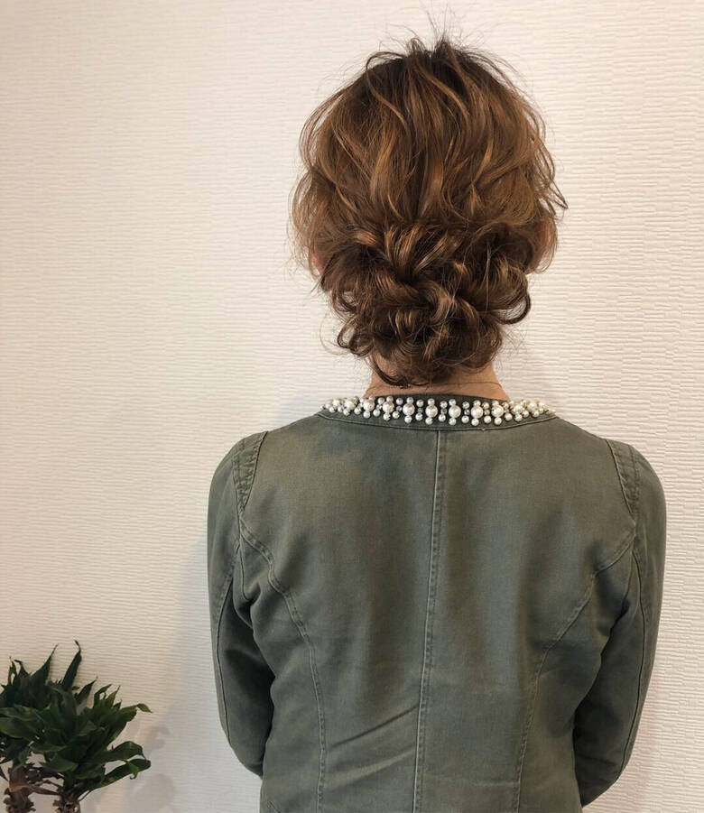 結婚式 ヘアアレンジ アップスタイル ロング Hair Salon Stella Mai Hair