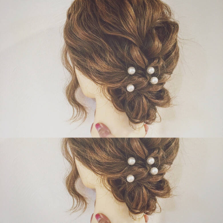 パールアクセ アップスタイル フェミニン 結婚式 アルズヘア 告 阿沙美 Hair パールアクセ アップスタイル フェミニン 結婚式 アルズヘア 告 阿沙美 Hair