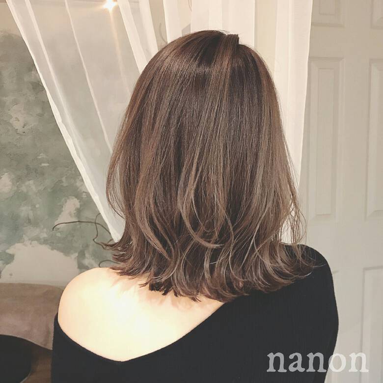 エレガント グラデーションカラー 冬 大人かわいい Nanon 浦川由起江 3346 Hair