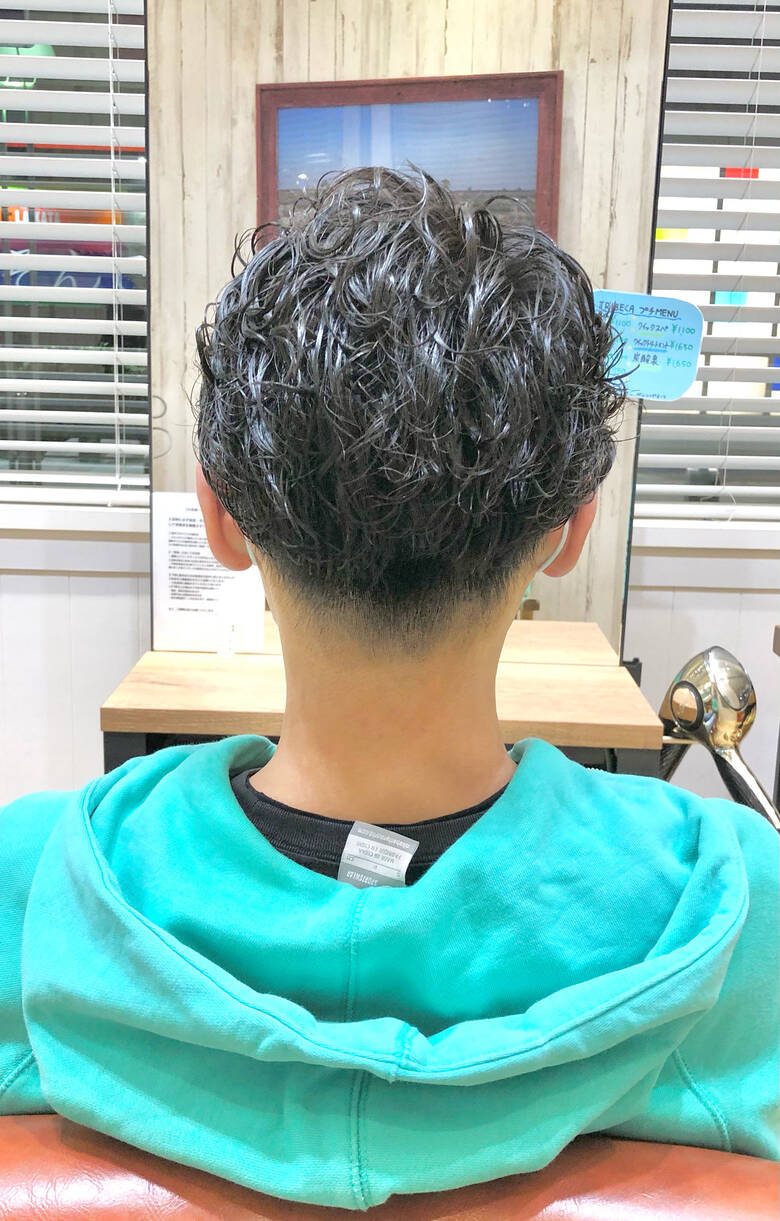 フェードカット ナチュラル メンズショート メンズヘア トライベッカ浦和 鈴木 英治 Hair