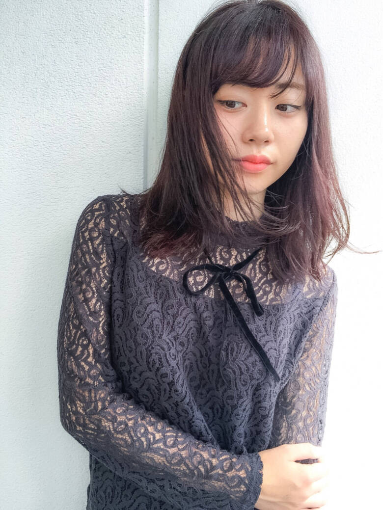 ピンクブラウン ベリー ベリーピンク ナチュラル Lora Garden Lora Garden 細田真吾 Hair