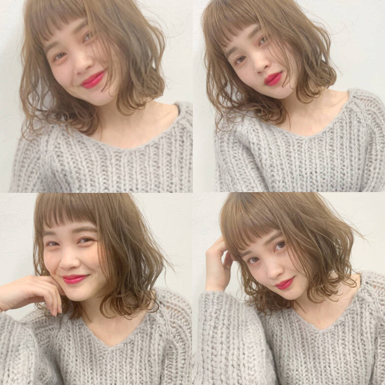 グレージュ ナチュラル デート 簡単ヘアアレンジ Hair People原宿 日比野 恵理 Hair