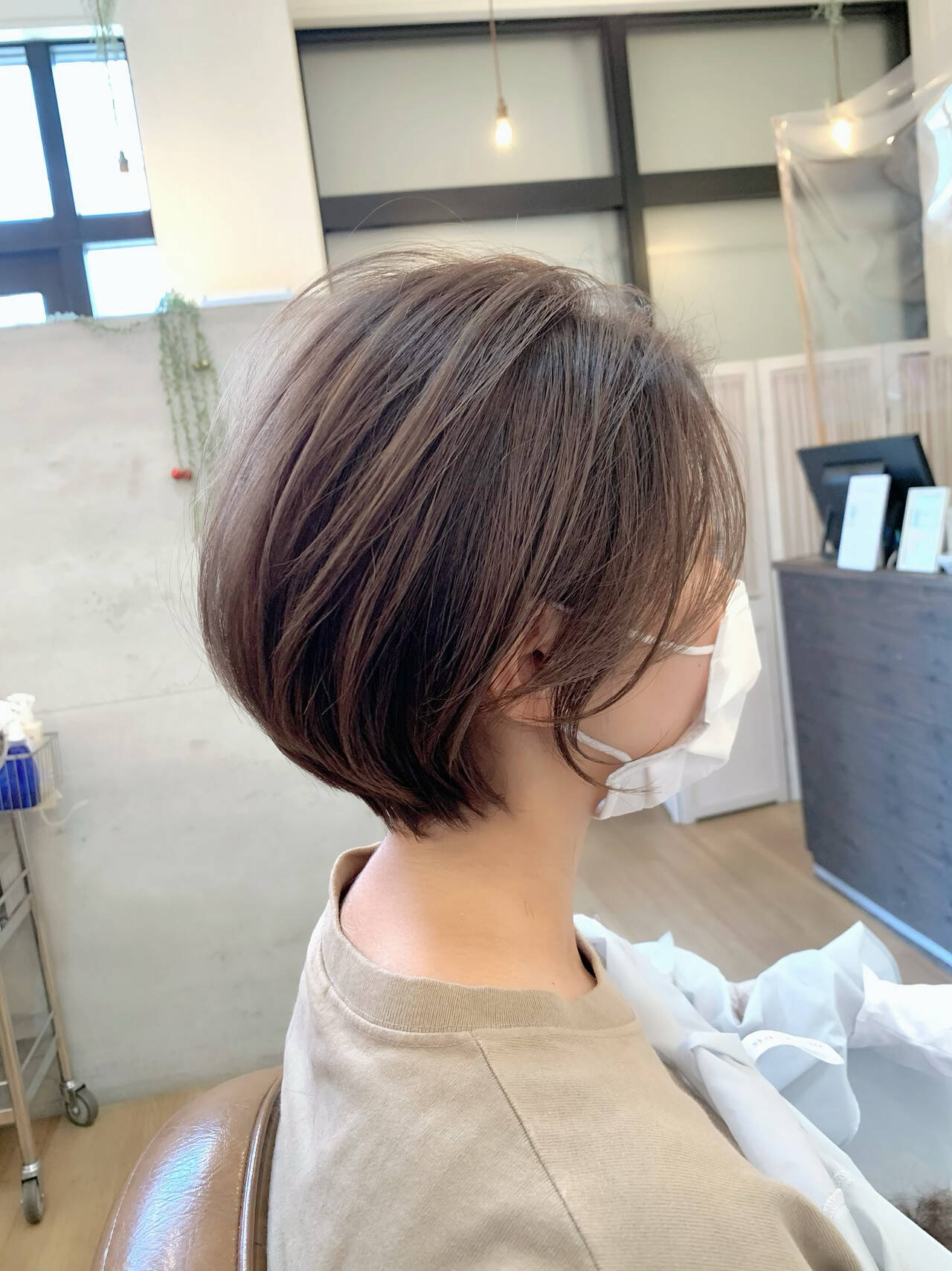 ショートボブ ナチュラル ショート 大人ショート ココアンジェ 宗像店 西原 一真 Hair ショートボブ ナチュラル ショート 大人ショート ココアンジェ 宗像店 西原 一真 Hair