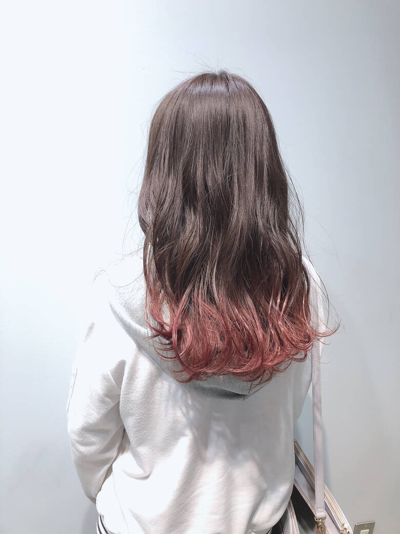 3dカラー インナーカラー セミロング スモーキーカラー Films 菖蒲池 隼 ぶしょー Hair