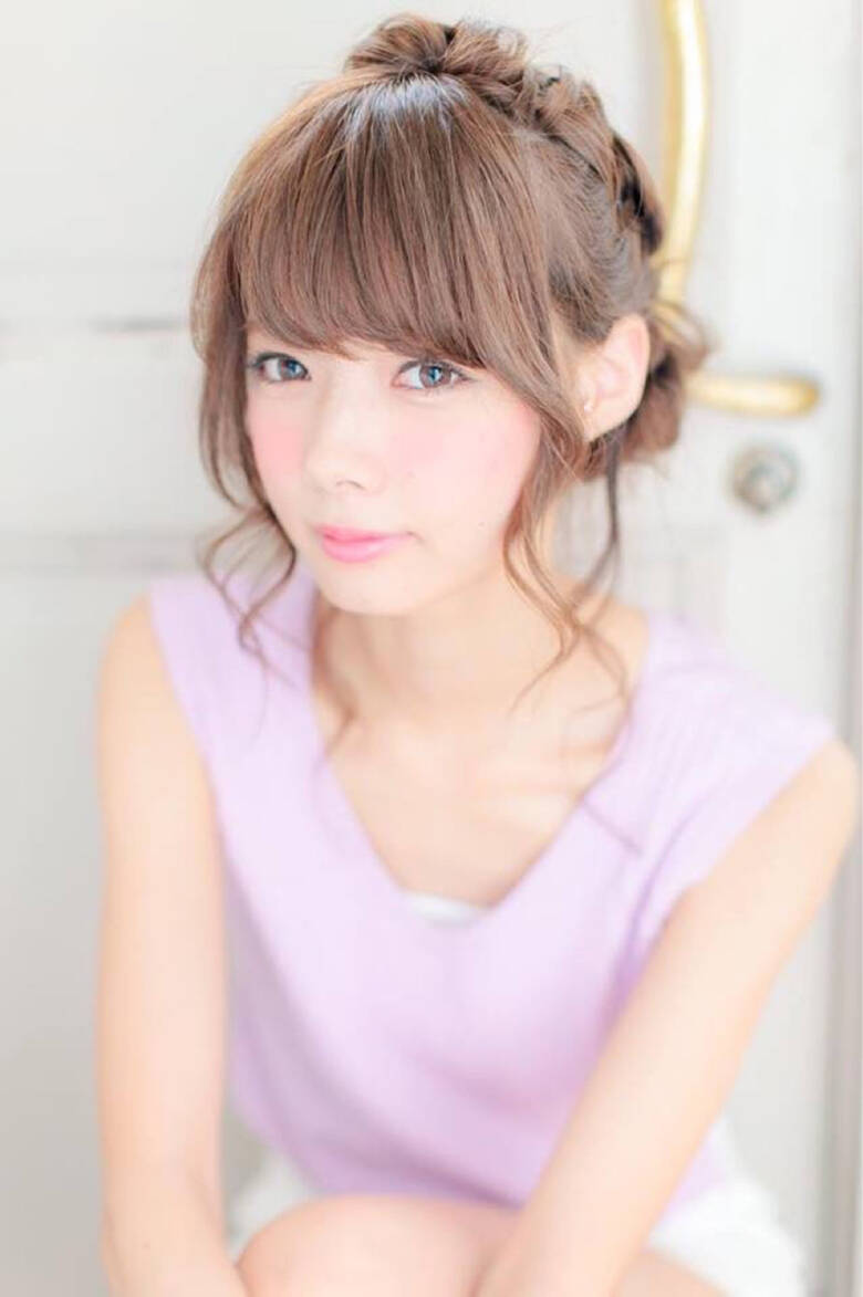 フェミニン 大人かわいい 外国人風 ヘアアレンジ 西門愛梨沙 Hair
