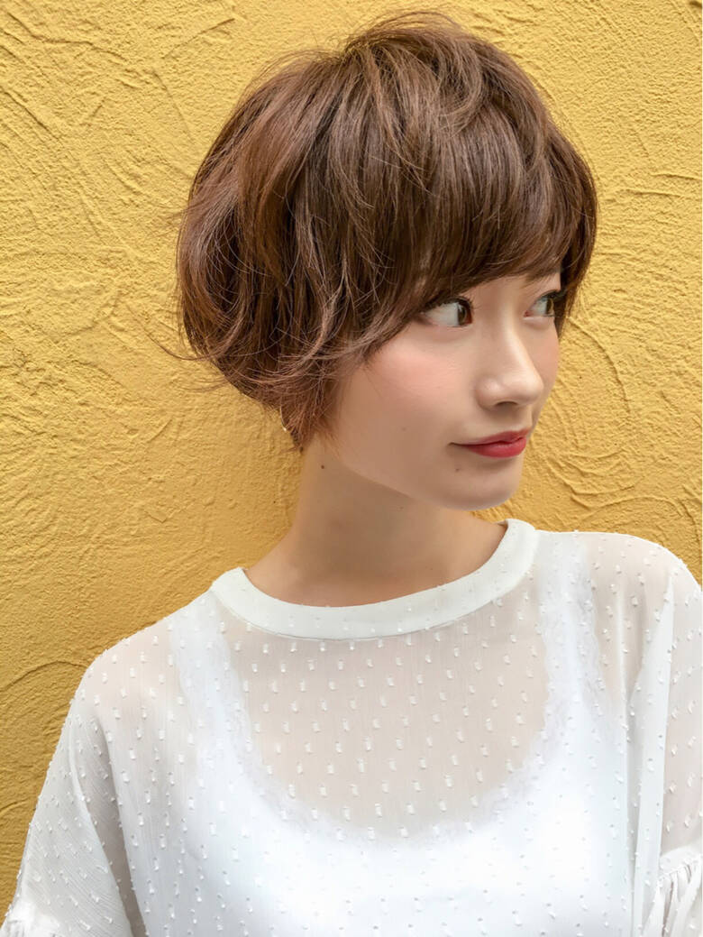 小顔 ショートボブ 色気 ナチュラル Baby Shigeru Baby上野 Hair