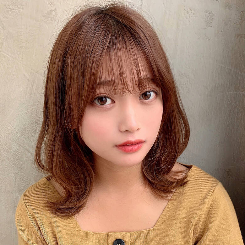 ナチュラル くびれカール ミディアム 大人可愛い Afloat Ruvua 大沢 かおり 6842 Hair