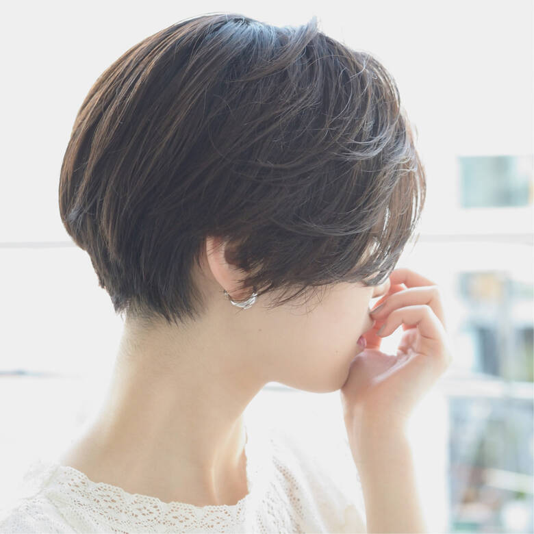 黒髪 モード 外国人風 ベリーショート Rize Salon 常盤 大地 5031 Hair