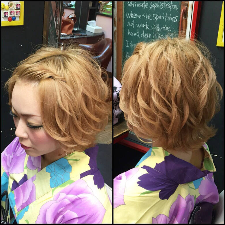 アップスタイル ショート ヘアアレンジ 和装 Free Style F S Koji Hair