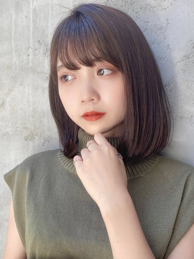 縮毛矯正ストカール 縮毛矯正 ミディアム ロブ Dydi Dydi表参道 西谷美鈴 5694 Hair