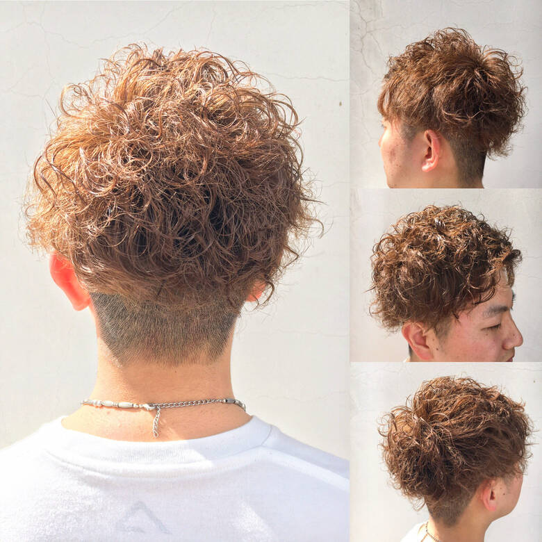 メンズ ショート パーマ ストリート Donna 新大宮店 中田 凌介 2517 Hair メンズ ショート パーマ ストリート Donna 新大宮店 中田 凌介 2517 Hair