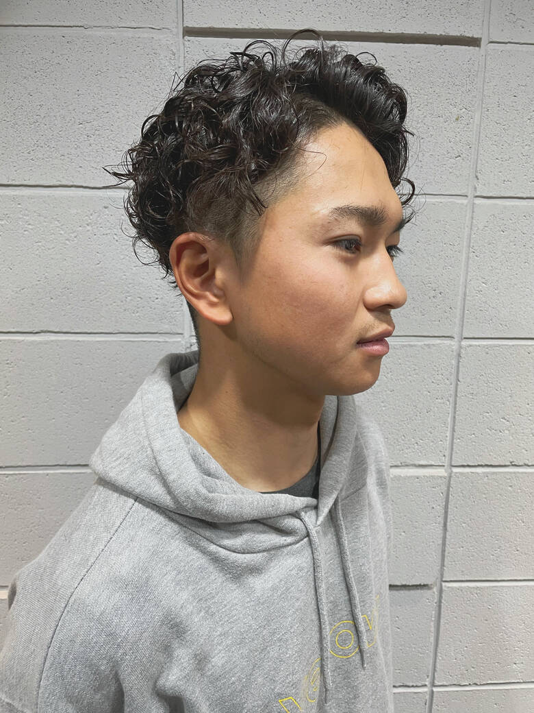 ナチュラル ミディアム パーマ メンズパーマ Saki Hair ナチュラル ミディアム パーマ メンズパーマ Saki Hair