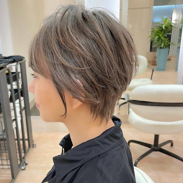 アッシュ アッシュベージュ ショート ベリーショート Fabris 平本 詠一 Hair