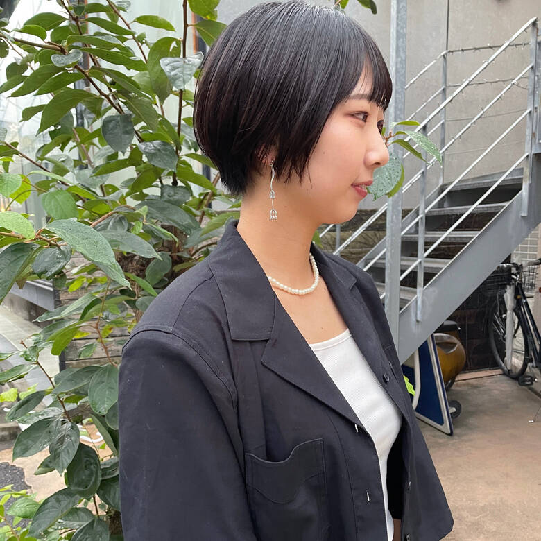 ショート ショートヘア 黒髪 ナチュラル Kiit Waka 6600 Hair