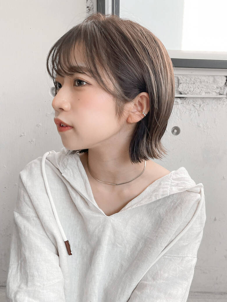 ロブ シースルーバング ミニボブ ミディアム Dydi表参道 本田結 ほんだゆい Dydi表参道 Hair ロブ シースルーバング ミニボブ ミディアム Dydi表参道 本田結 ほんだゆい Dydi表参道 Hair