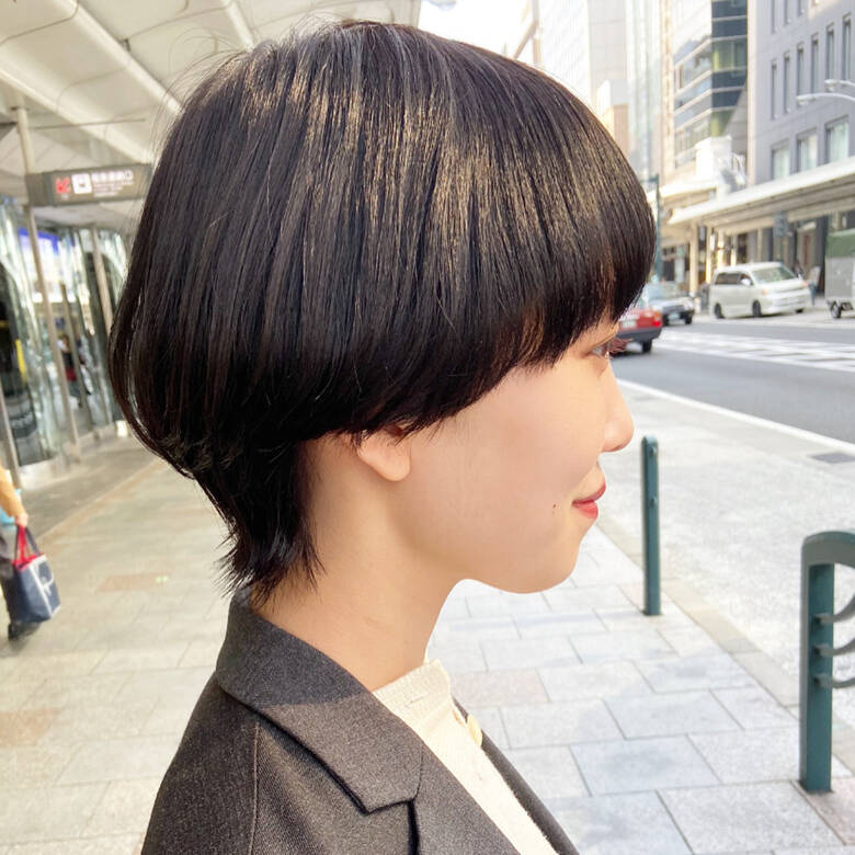 黒髪 ウルフカット マッシュウルフ ミディアム Snob 元橋啓太 Hair