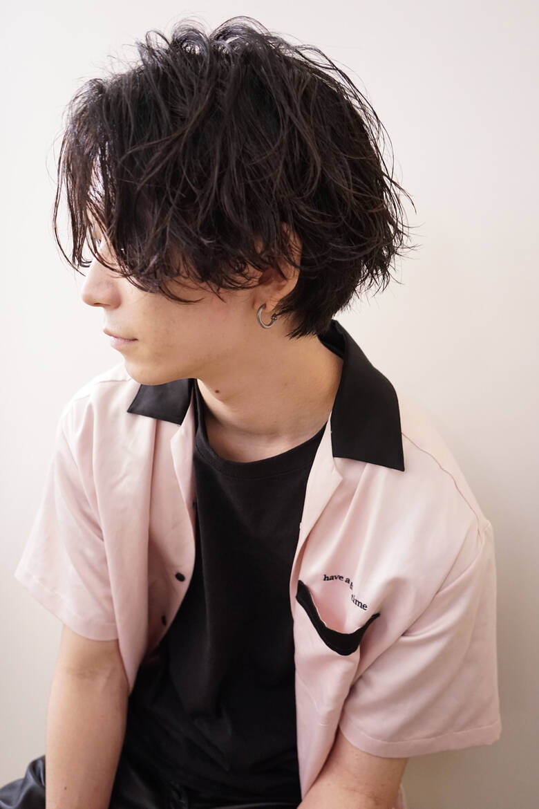 メンズ スパイラルパーマ ストリート ショート Canvas By Neo 大村恭一 Hair