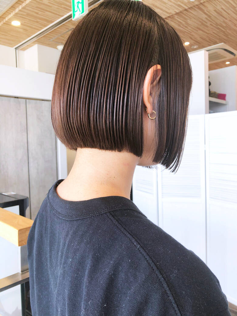 グレージュ ナチュラル 前下がりボブ シースルーバング Go Today Shaire Salon 日野 達也 Hair グレージュ ナチュラル 前下がりボブ シースルーバング Go Today Shaire Salon 日野 達也 Hair