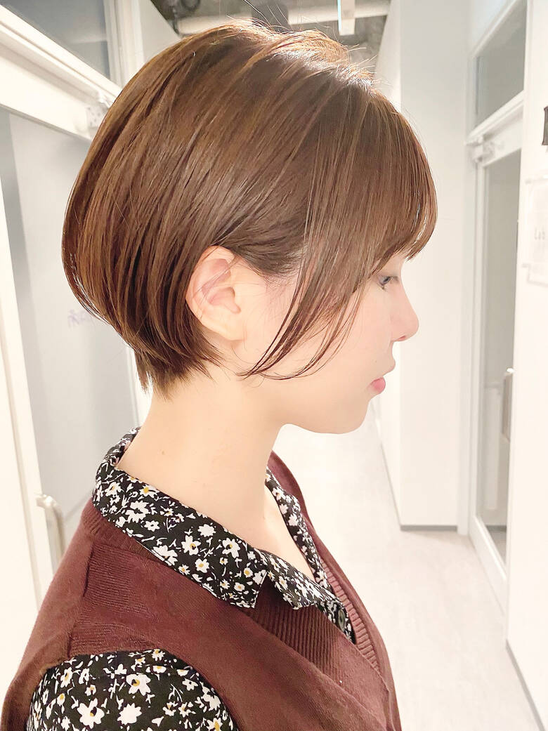 オフィス デート 大人かわいい ショートボブ Vie 大人可愛い ショート ボブが得意 つばさ Hair