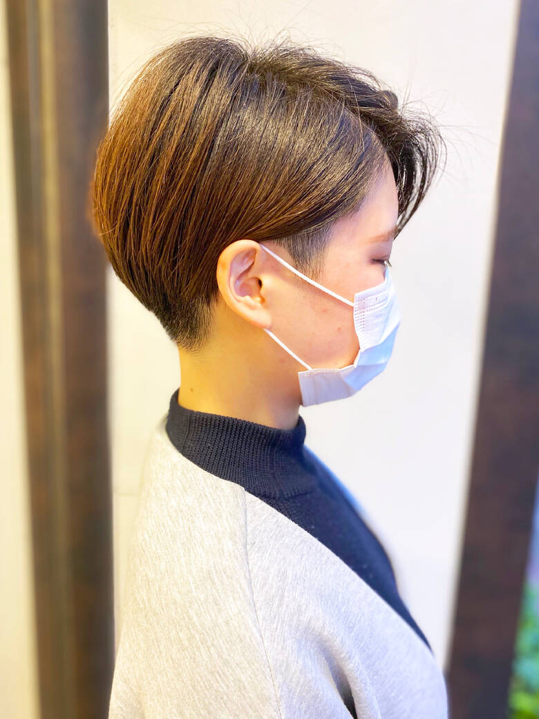 ショート 大人かわいい ナチュラル 簡単スタイリング モリオフロムロンドン 池袋店 日平 海 Hair