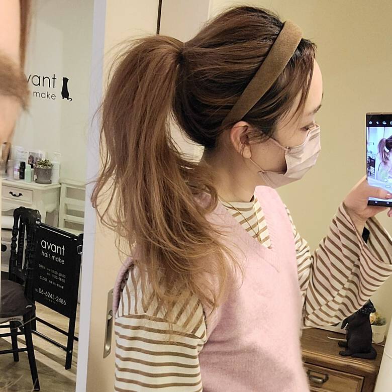 セルフアレンジ セルフヘアアレンジ ヘアアレンジ ナチュラル Avant Naoko Miura 大阪 心斎橋 Avant Hair