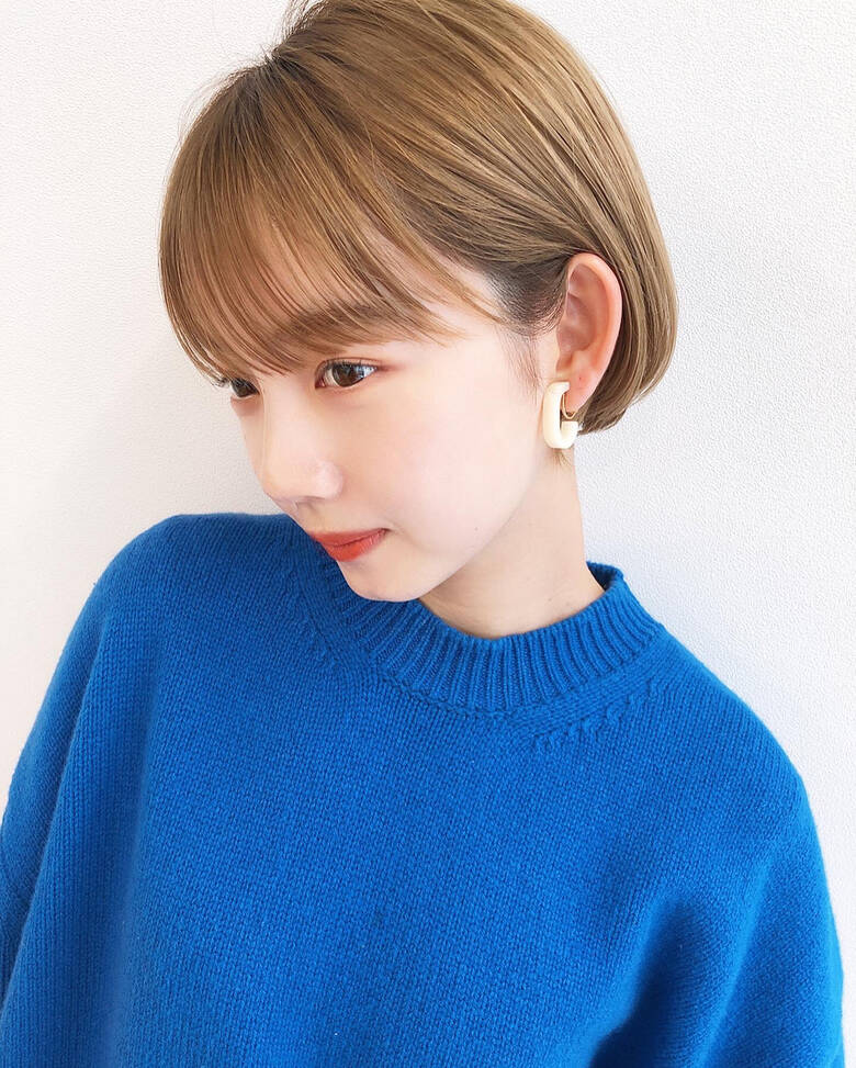 ショート マッシュショート グレージュ ミニボブ Sand銀座 小金丸大河 銀座sand ショートヘア 5556 Hair