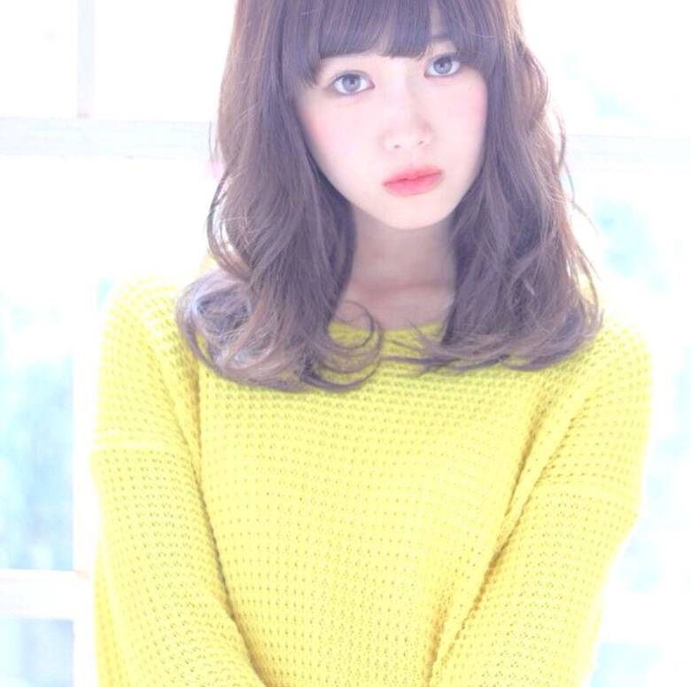 秋 モード セミロング ナチュラル 中川 美優 Hair