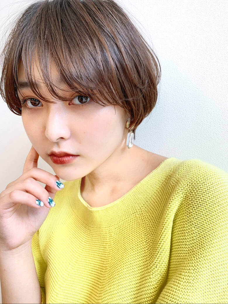 銀座美容室 マッシュショート ショート ゆるふわパーマ Sand 銀座 河野 涼 Sand 銀座 Hair