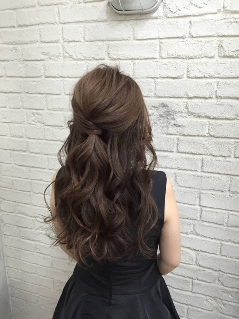 ヘアアレンジ ロング 外国人風 ハーフアップ アルモニ 森本 一成 Hair ヘアアレンジ ロング 外国人風 ハーフアップ アルモニ 森本 一成 Hair