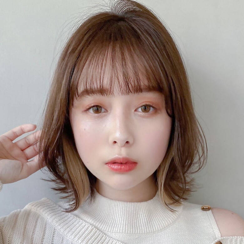 ボブ ショートヘア インナーカラー 切りっぱなしボブ Kyli 表参道 Kyli 表参道 樫本 嶺菜 Hair