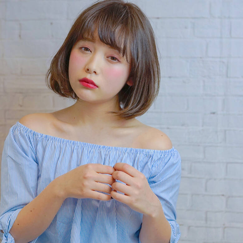 ガーリー ボブ デート 女子会 Hair Make Earth北浦和店 山口 卓哉 Earth北浦和店 66 Hair