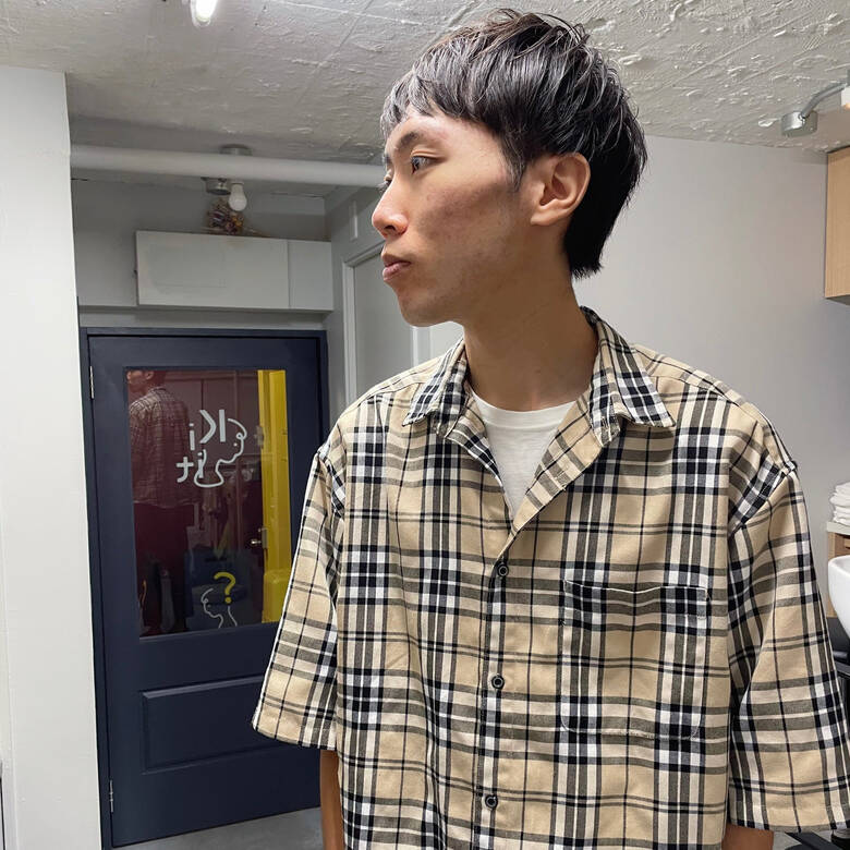 メンズヘア ショート メンズショート ストレート Kiit Waka Hair