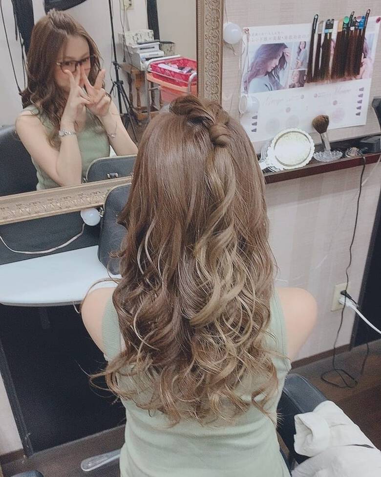 ナチュラル ヘアアレンジ ロング 簡単ヘアアレンジ リンクス美容室 Rumilinks美容室 Hair