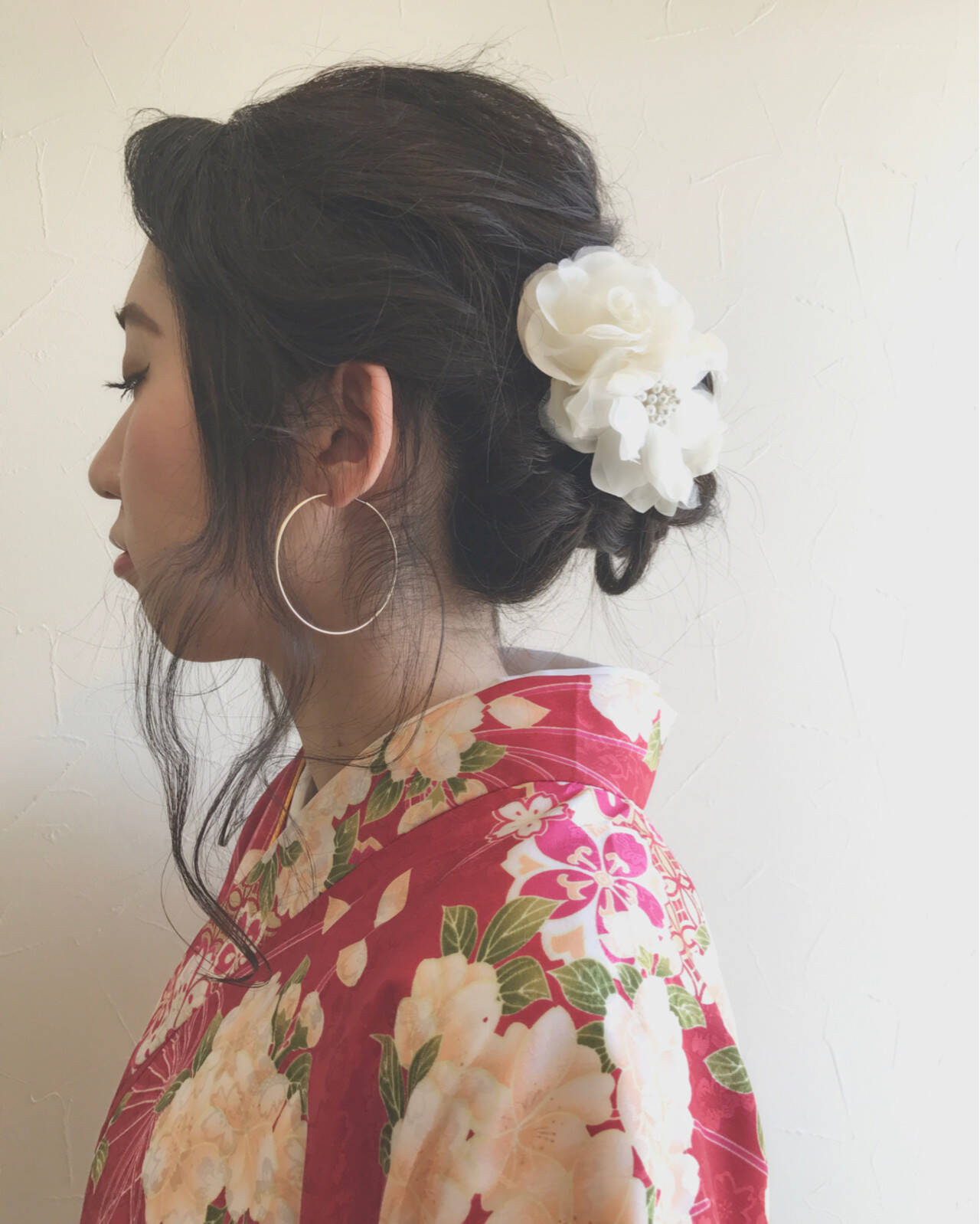 ヘアアレンジ ナチュラル ロング 成人式 Ubu Hair Salon 北中 ミチル Hair