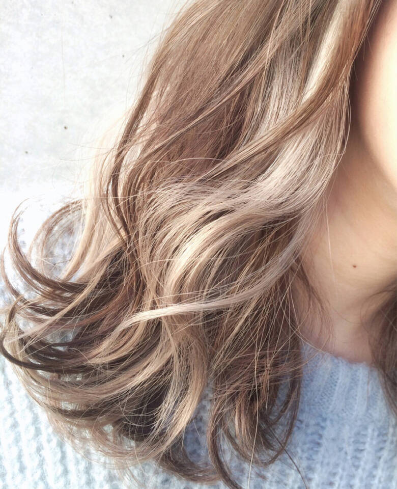 アッシュ グラデーションカラー ストリート ハイライト Melgina メルジーナ 米川光平 Melgina メルジーナ Hair