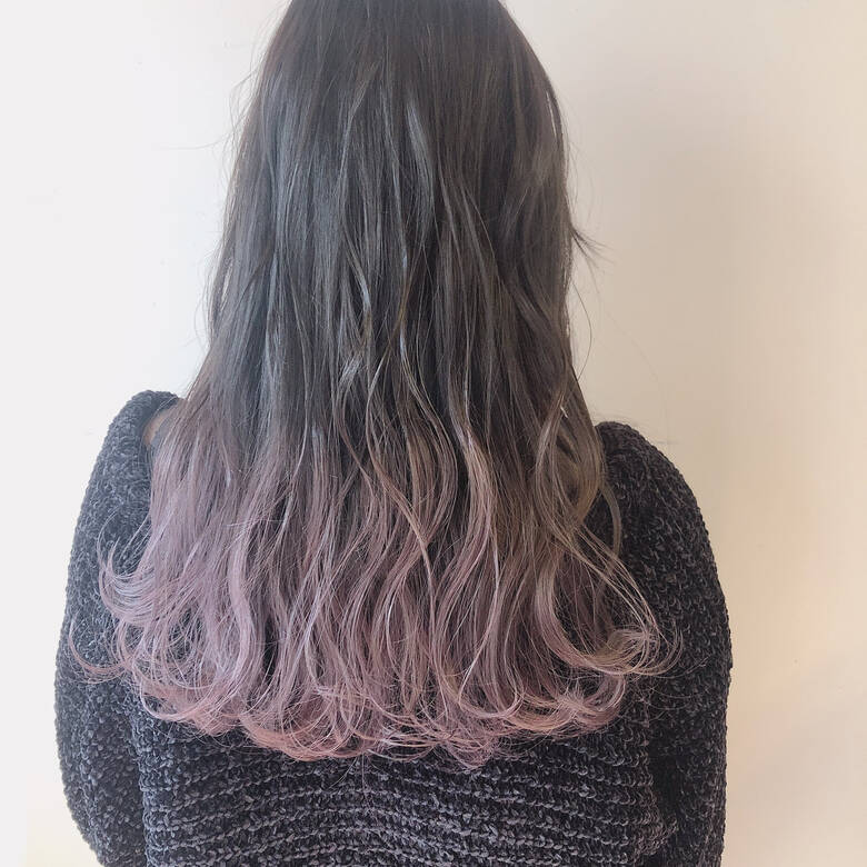 ピンクアッシュ ピンクグレージュ ピンクラベンダー ロング Jlb 多田 朱音 Hair