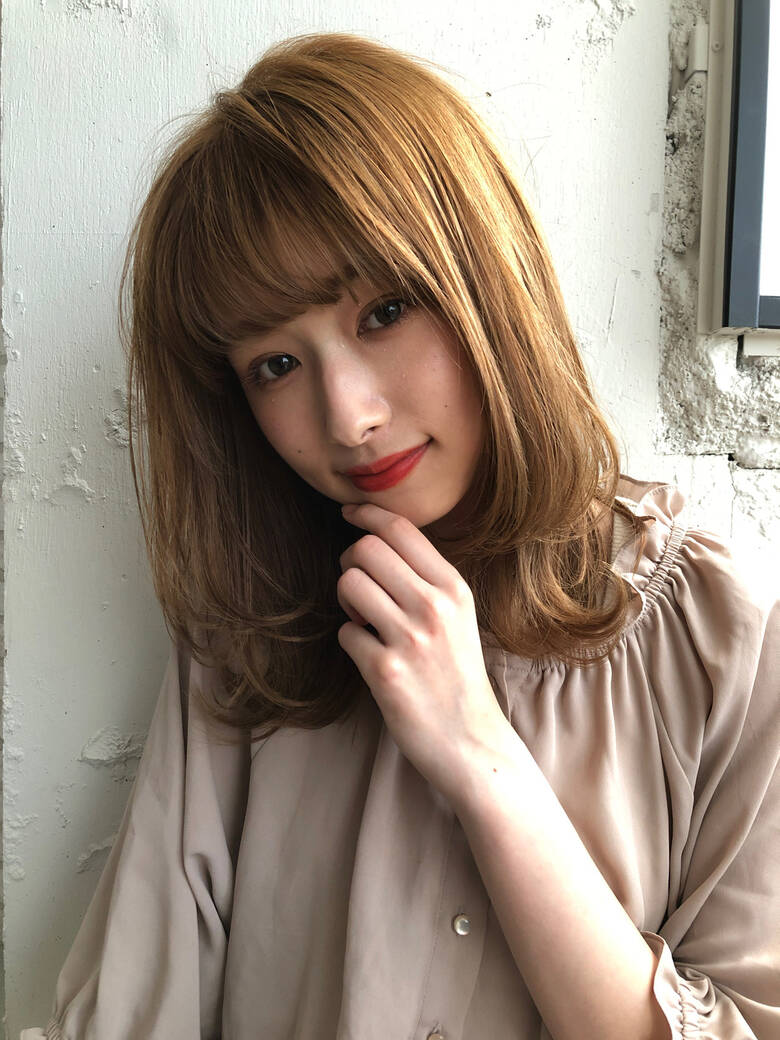 大人ロング 大人ハイライト 大人ミディアム レイヤーロングヘア Agnos 青山 永沢 由希代 Agnos青山 Hair