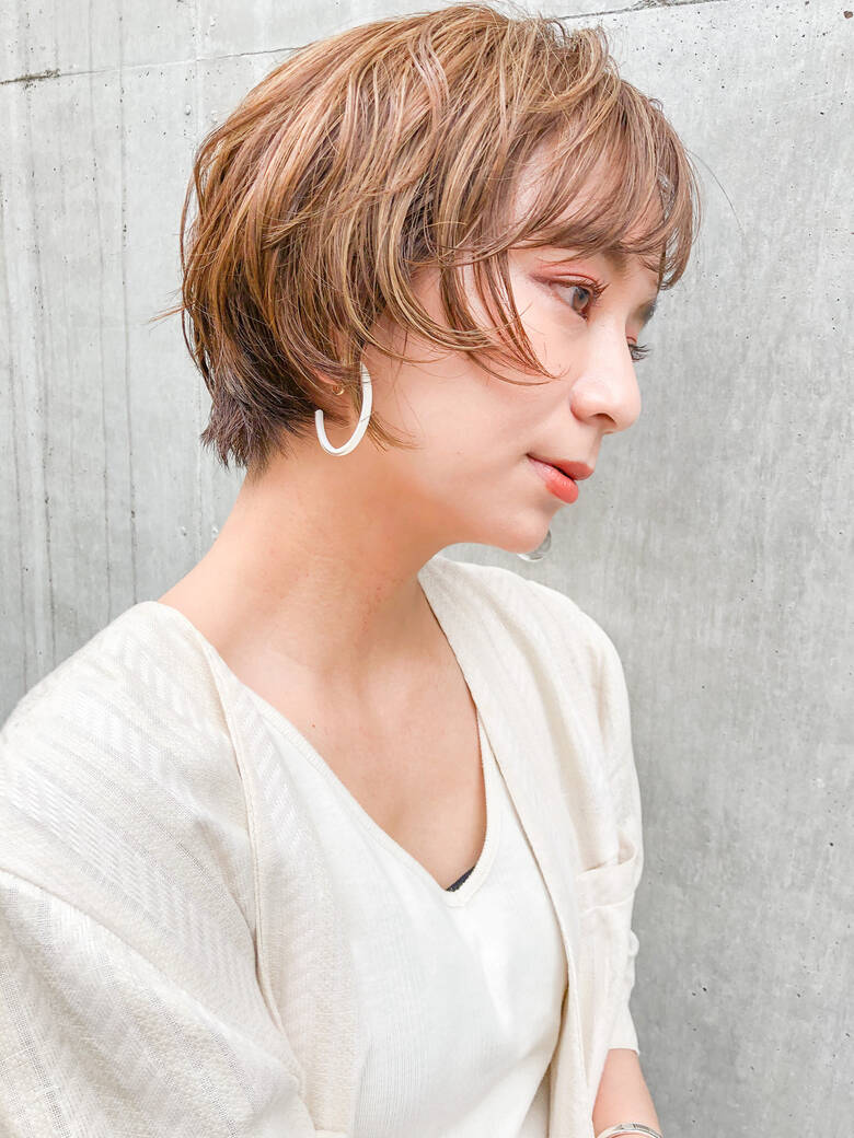 デジタルパーマ ナチュラル ショートカット ショート Dydi表参道 本田結 ほんだゆい Dydi表参道 5726 Hair